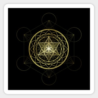 Merkaba Star Mandala Sacred Geometry Sticker